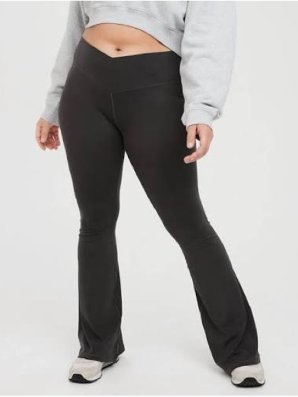aerie Black Boot Cut Yoga Pants